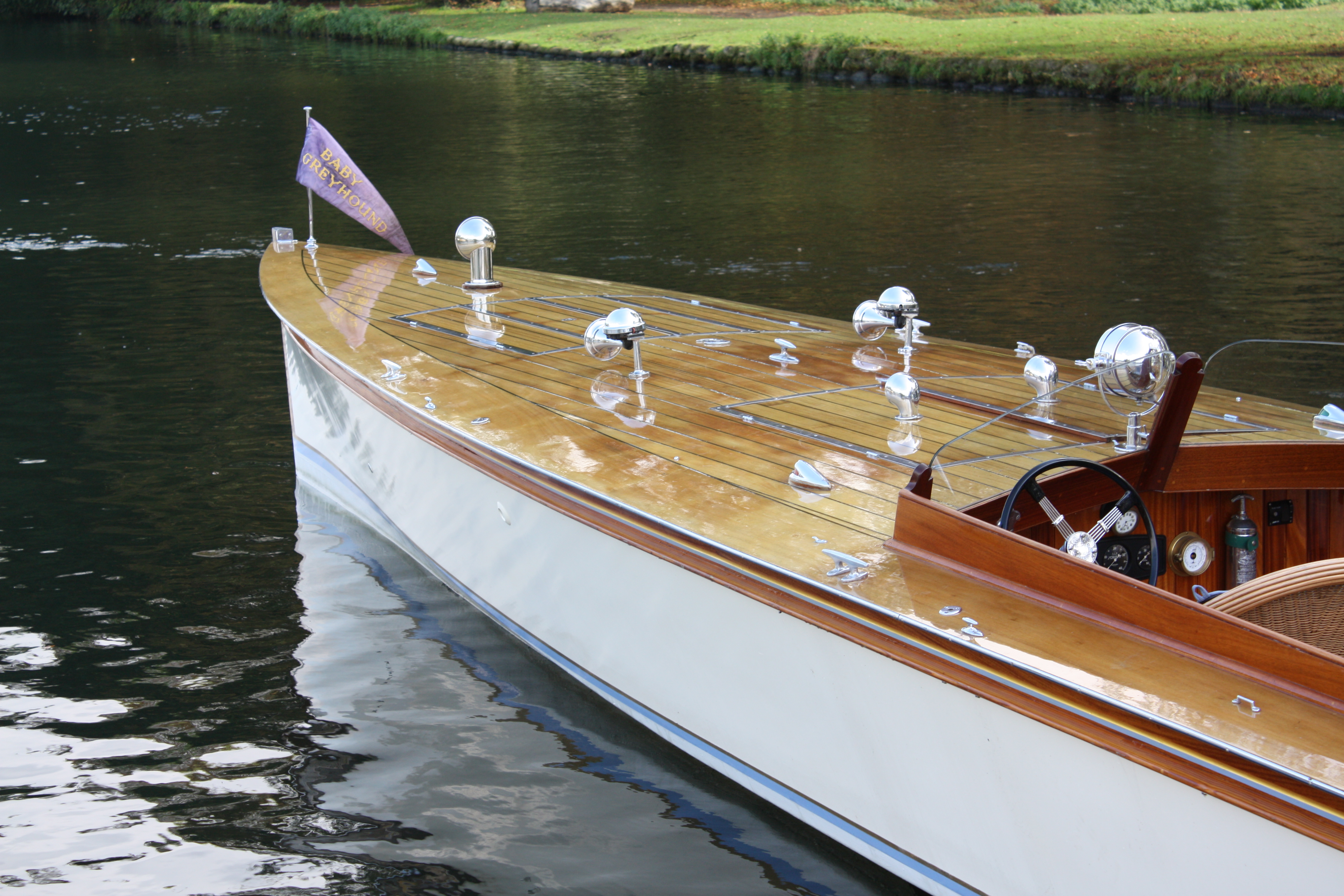Slipper launch for sale, forward deck