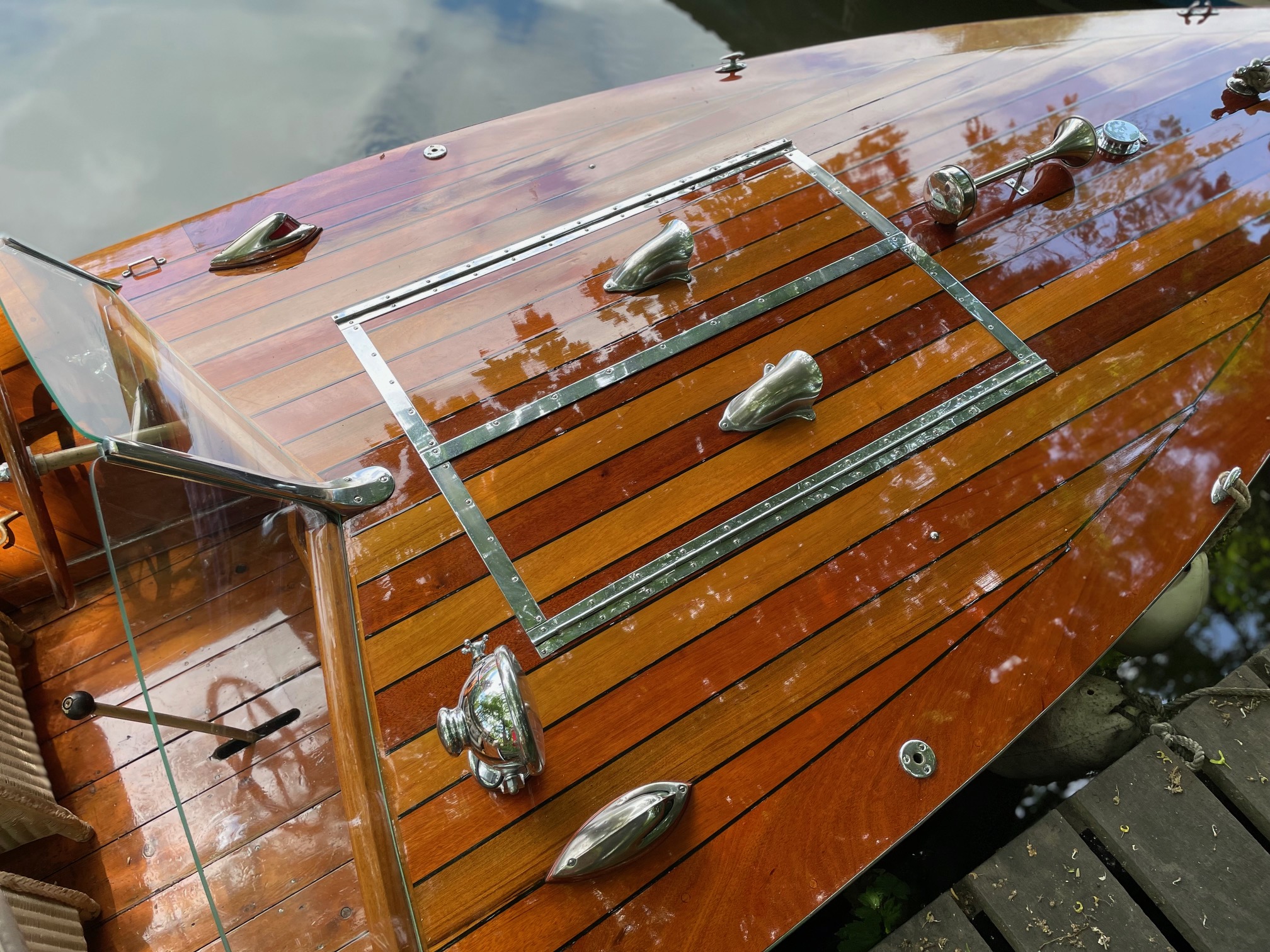 Slipper launch for sale, forward deck