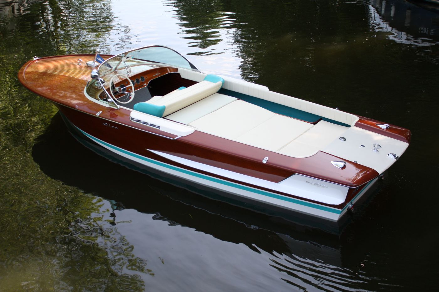 Riva Olympic for sale, cockpit view