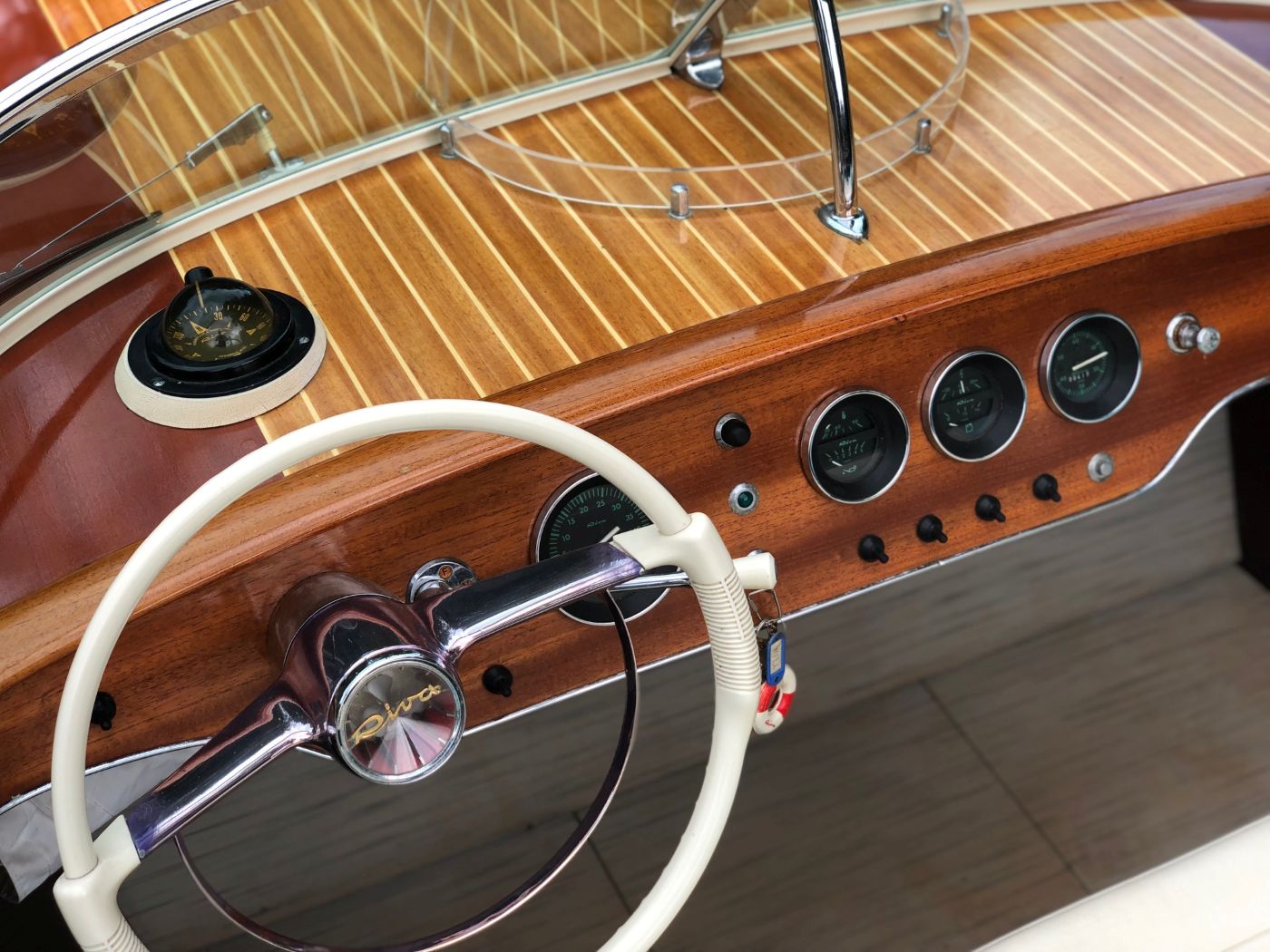 Riva Olympic for sale, steering wheel & dash