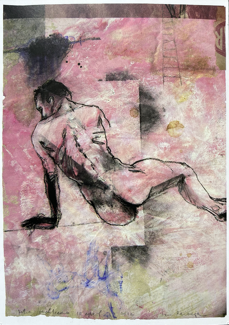 the reverser postkaart 2012 mannelijk naakt rug