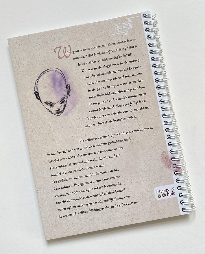 PoetryBook Leven Als Lijfmotief cover back