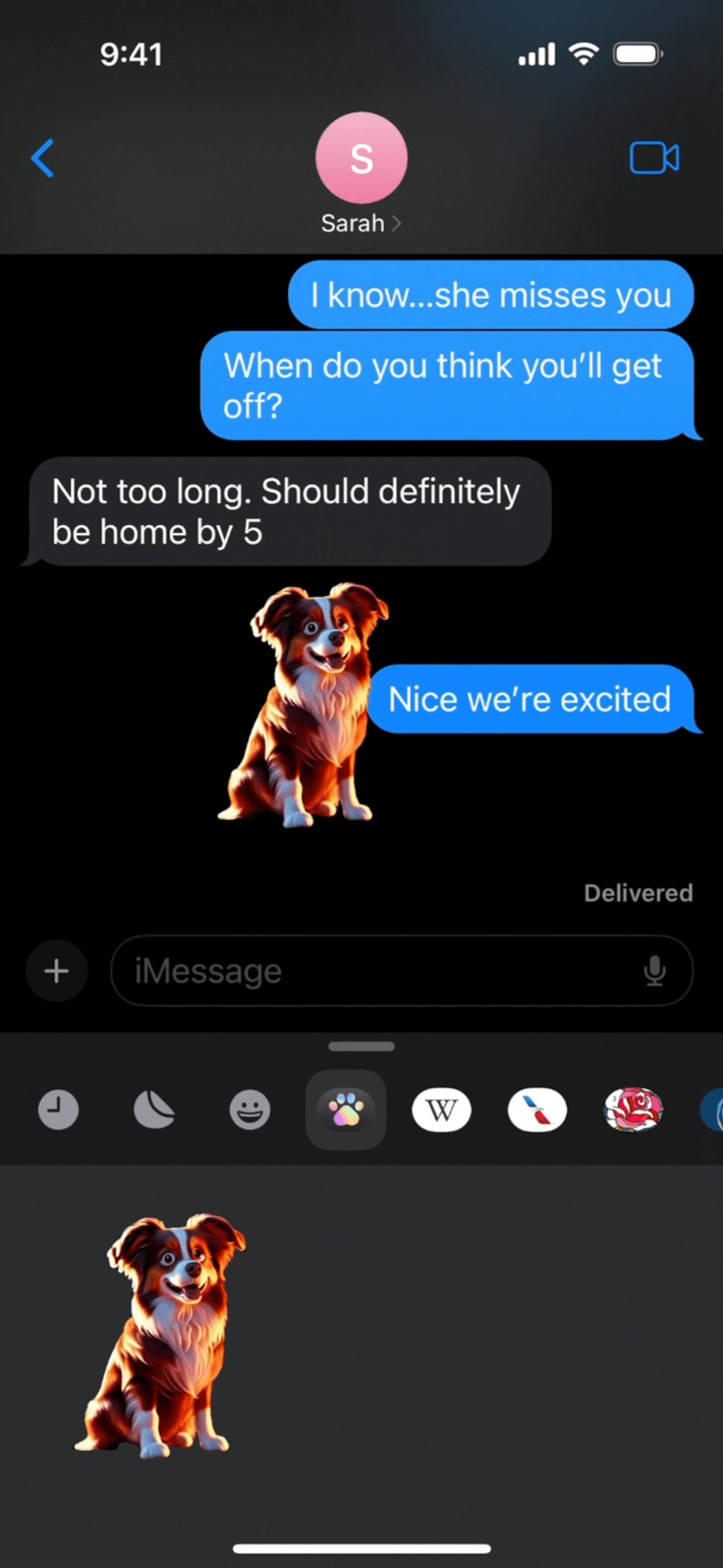 iMessage Stickers of your Pets