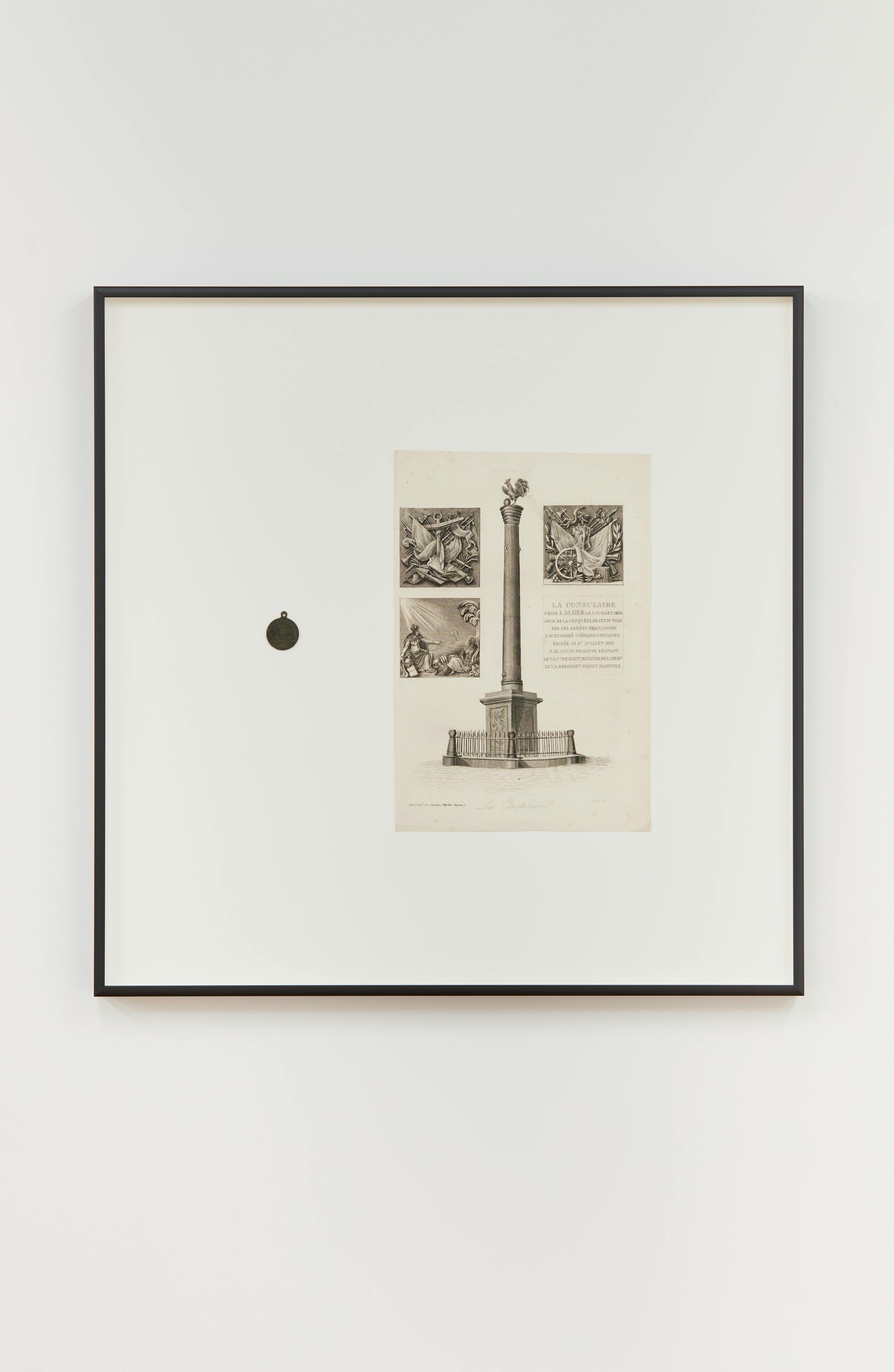 Petrine, Paris
Sophie Kovel
A Long Duration of Losses
A Long Duration of Losses (Baba Merzoug) VI, 2023
framed engravings
50 x 50 cm