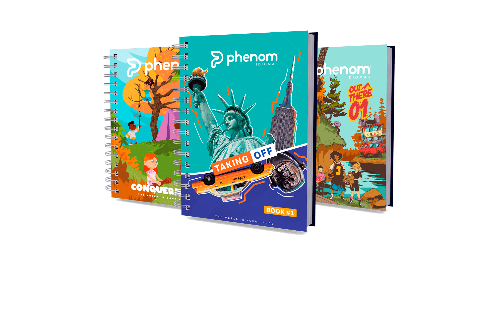 Coleção de livros Phenom Inglês