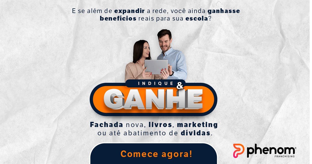 campanha indique e ganhe da Phenom Idiomas
