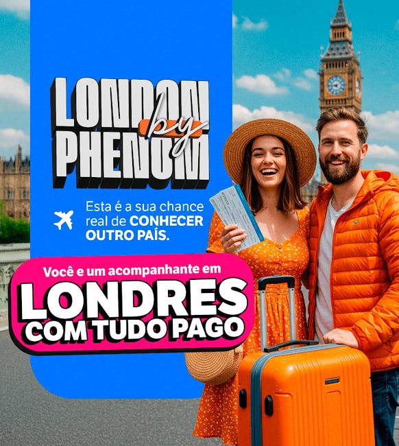 cartaz da campanha london by phenom