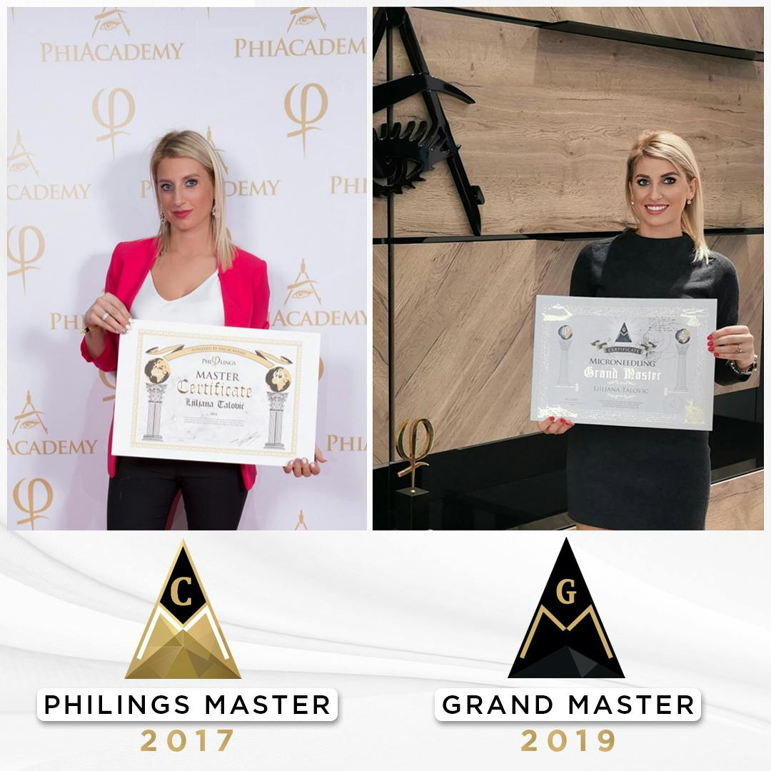 Ljiljana at the beginning of her career and when she became a Grand Master