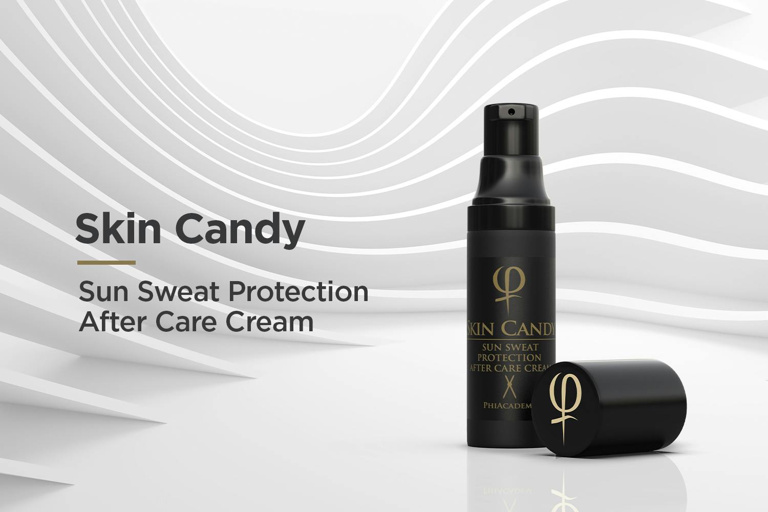 In photo: Skin Candy Sun & Sweat Protection After Care Cream - Phishop