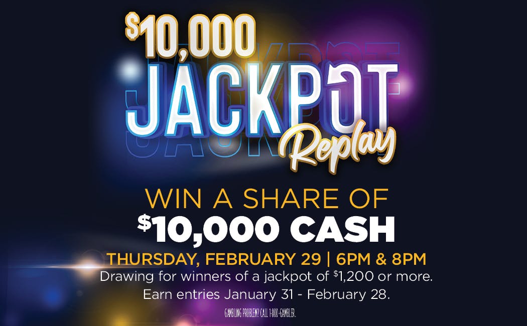 jackpot replay, casino promos, casino rewards, casino rewards program