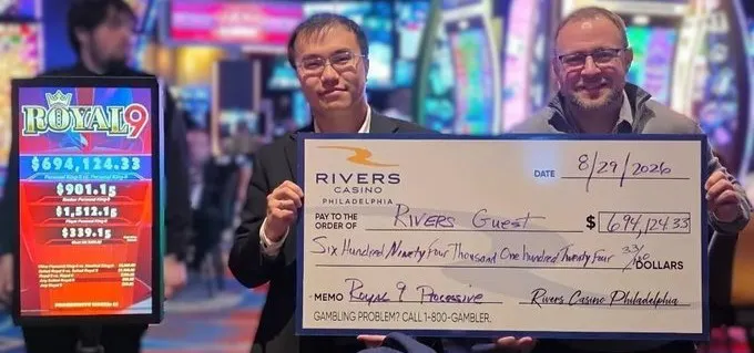 One of the Largest Jackpots in Rivers Casino Philadelphia History Hits for Nearly $700,000