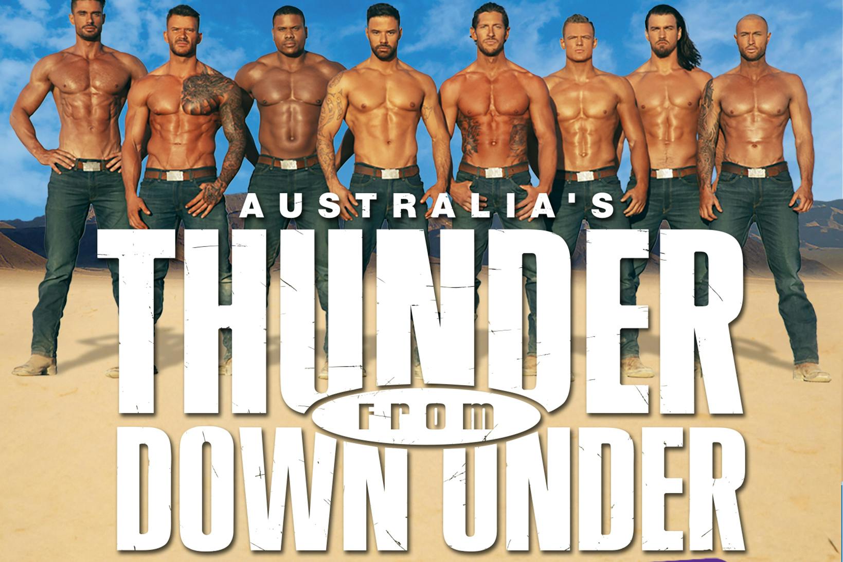 Thunder from Down Under performs at Rivers Casino Philadelphia on Saturday, Dec. 7, at 8 p.m.