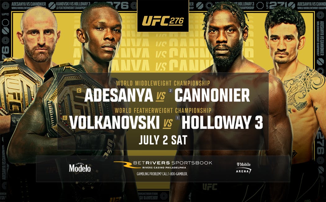 UFC 276 in the BetRivers Sportsbook
