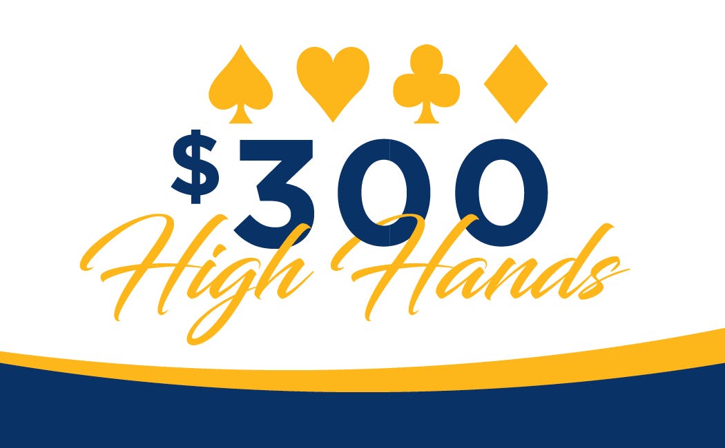 Rivers Casino Philadelphia Poker Promotions - $300 High Hands Web Image 