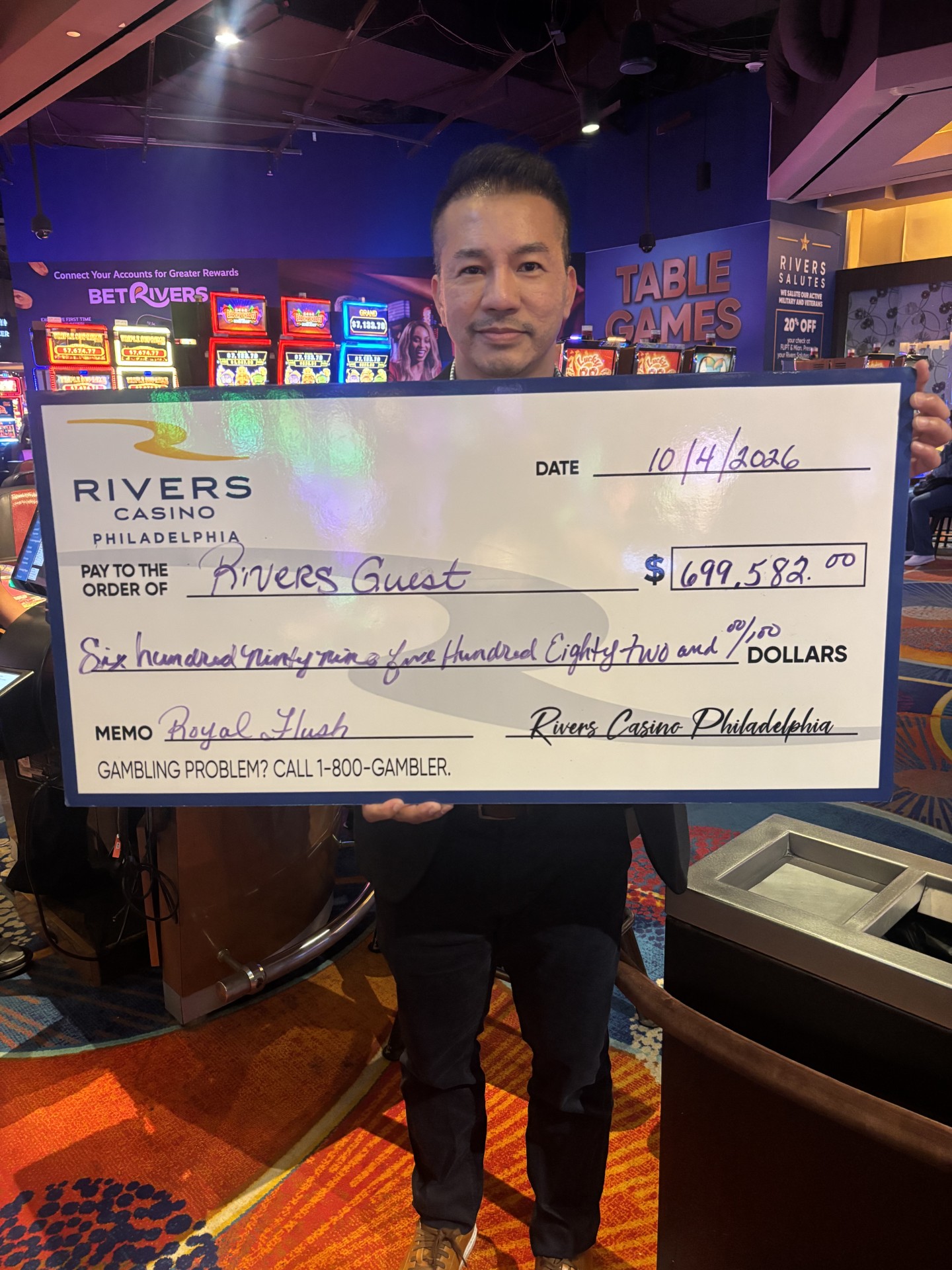 $700K Jackpot at Rivers Casino Philadelphia — 2nd Time in 5 Weeks
