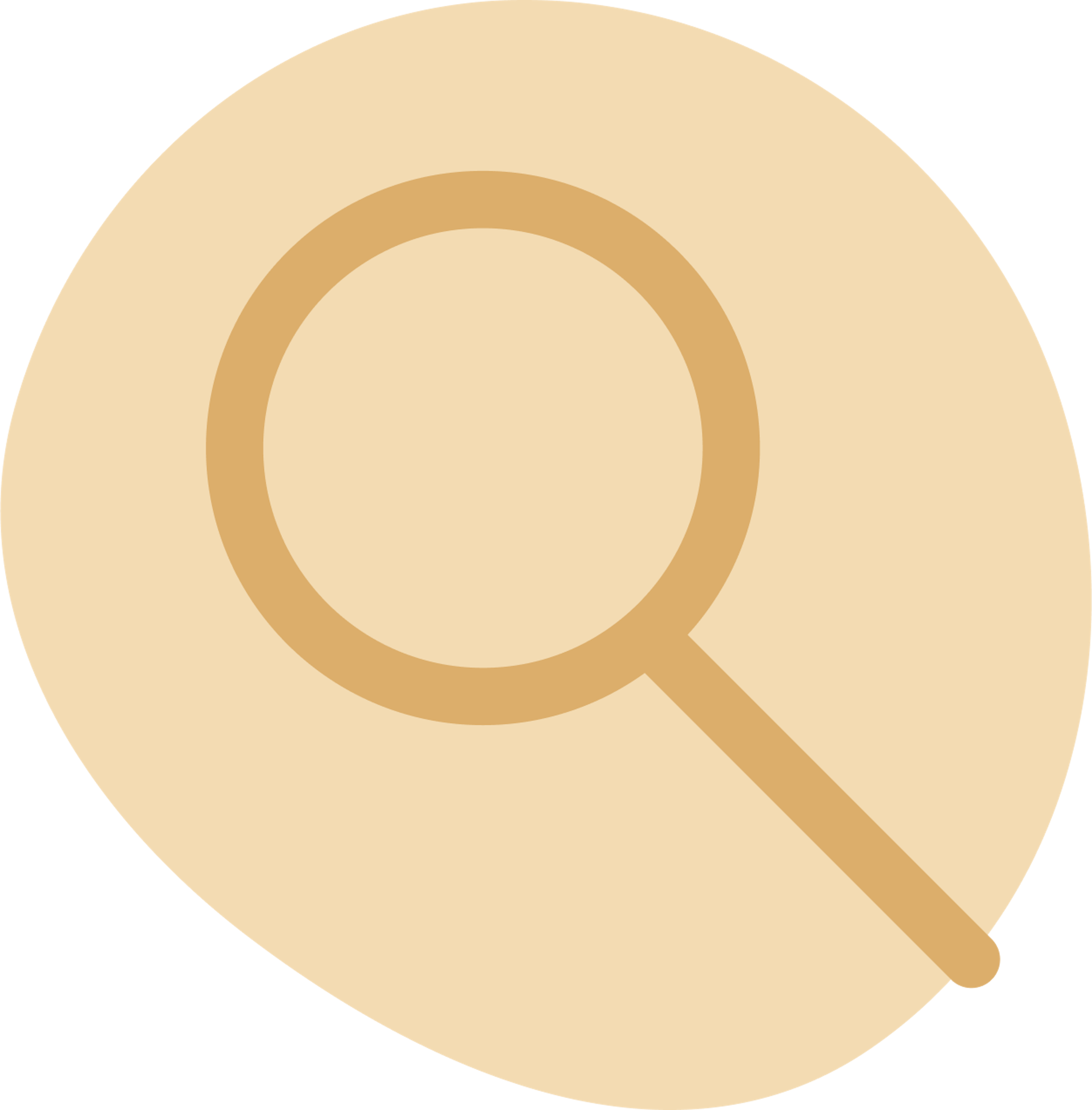 A magnifying glass