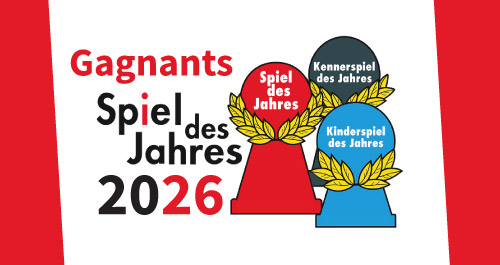 Les trois gagnants du Spiel des Jahres 2026