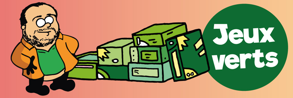 Les jeux de société avec des boîtes vertes