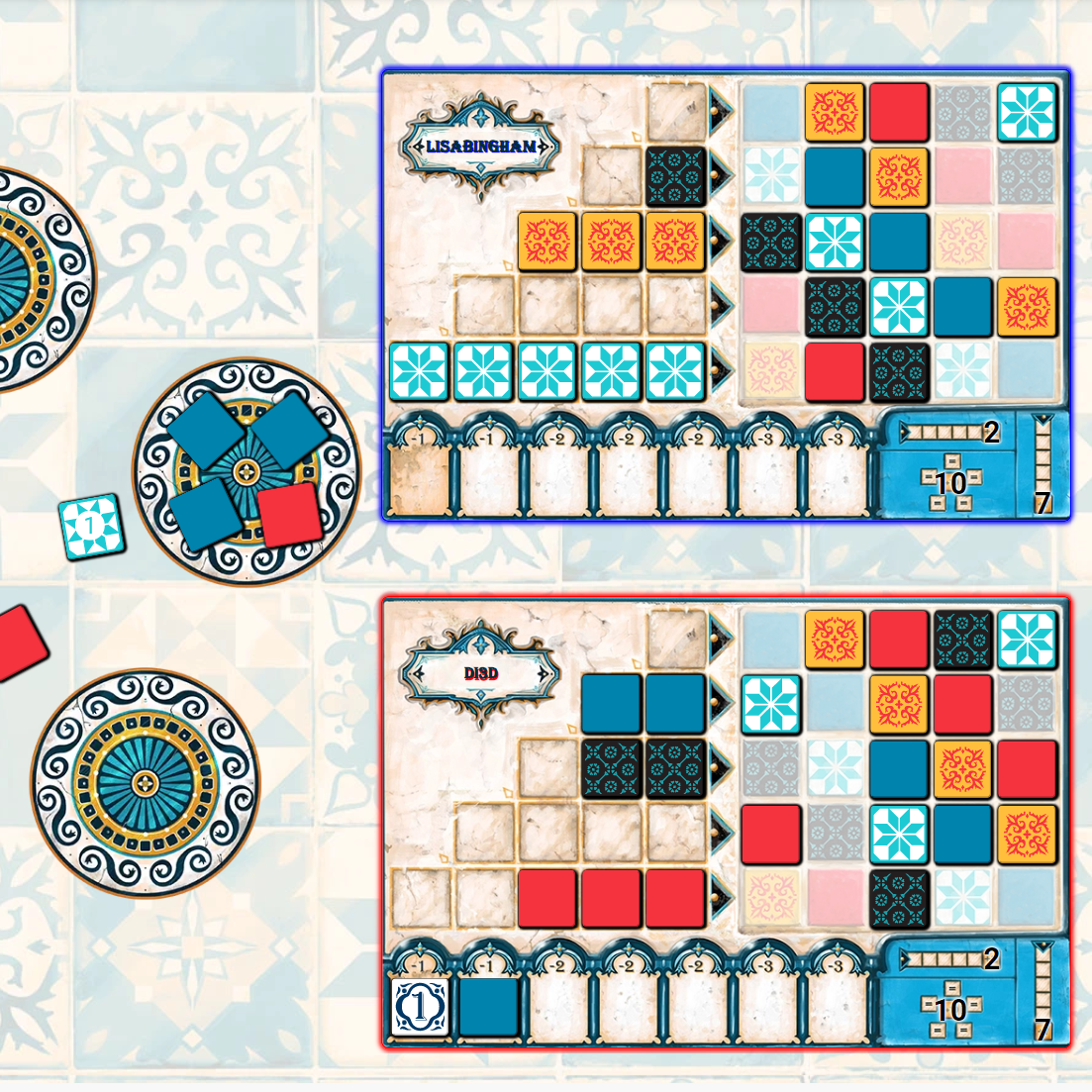 Partie de jeu sur BGA