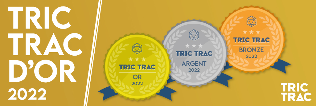 Les gagnants du Tric Trac d'Or 2022 