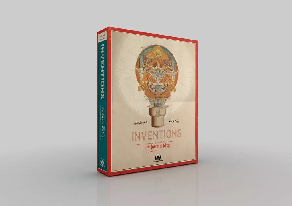 Le jeu de société Inventions : Evolution of Ideas de l'auteur Vital Lacerda