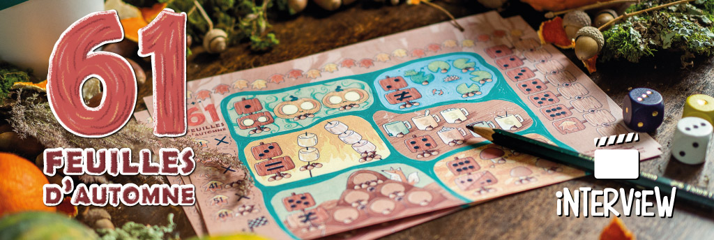 Interview de Théo Rivière et Hervine, l'auteur et l'illustratrice du jeu 61 Feuilles d'Automne