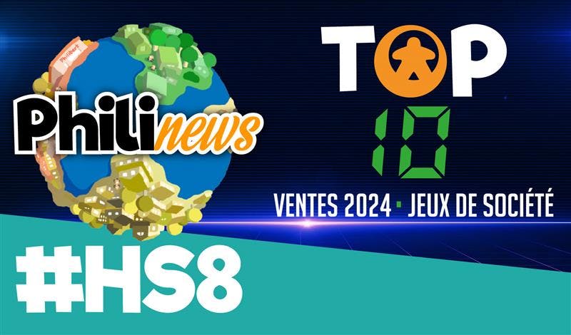 Les 10 jeux de société les plus vendus en 2024 chez Philibert