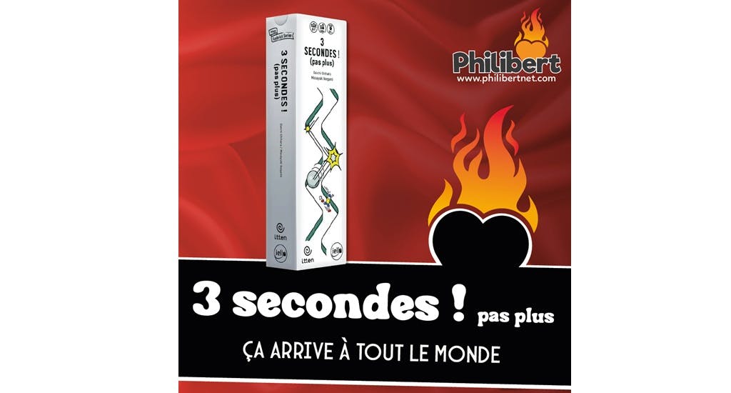 Le jeu de société 3 Secondes ! Pas plus