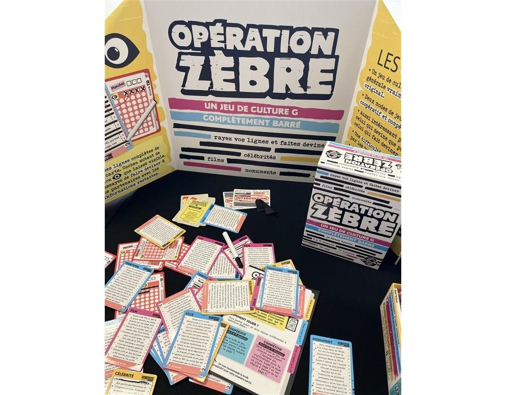 Le jeu de société Opération Zèbre