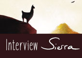 Interviews de l'éditeur Blam! et de Pierre Buty, l'auteur de Sierra