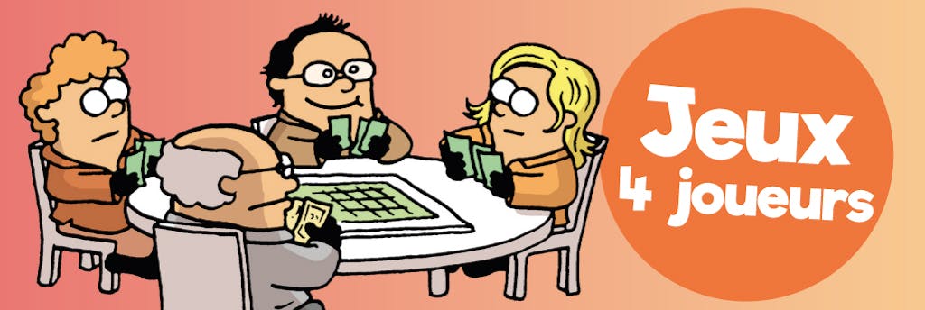 10 jeux de société qui se jouent à 4 joueurs