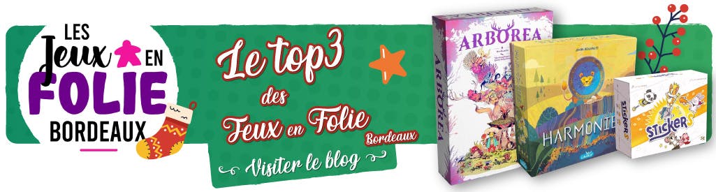 Noël 2024 : le top 3 des meilleurs jeux selon Les Jeux en Folie Bordeaux