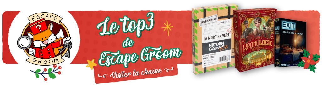 Noël 2024 : le top 3 des meilleurs jeux selon Escape Groom