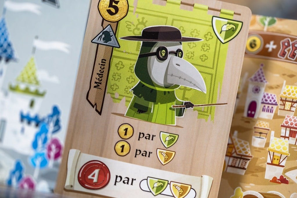 Une carte du jeu de société Château Combo