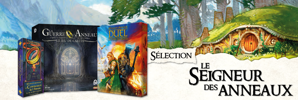 10 jeux de société issus de l’univers du Seigneur des Anneaux