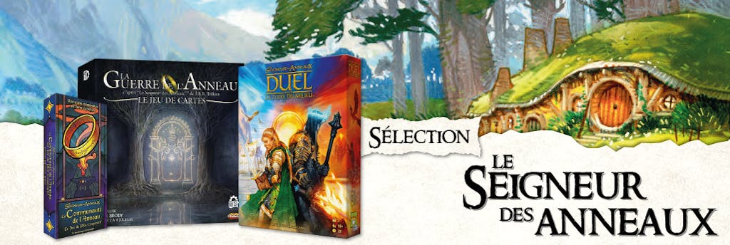 10 jeux de société issus de l’univers du Seigneur des Anneaux