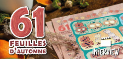 Interview de Théo Rivière et Hervine, l'auteur et l'illustratrice du jeu 61 Feuilles d'Automne