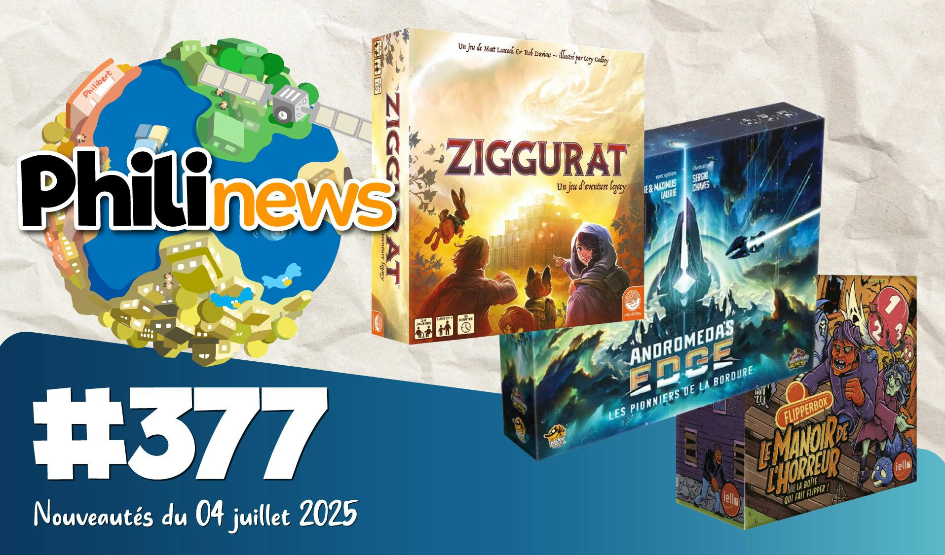 Philinews #377 - Nouveautés ludiques