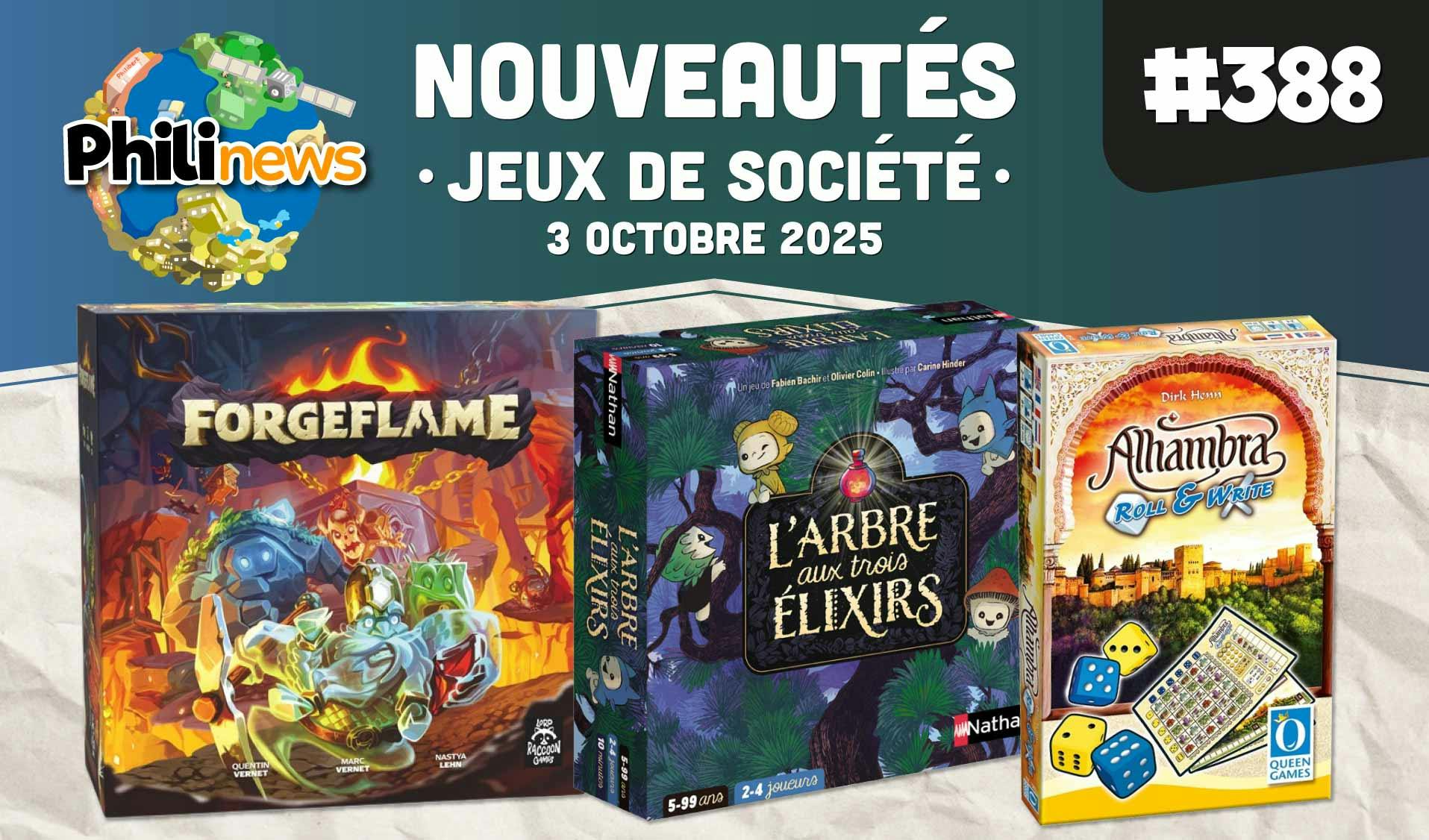 Philinews #388 - Nouveautés ludiques