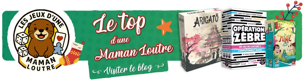 Maman Loutre vous conseille ces jeux pour noël 2025