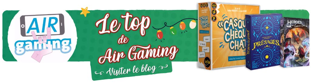 Air-Gaming vous conseille ces jeux pour noël 2025