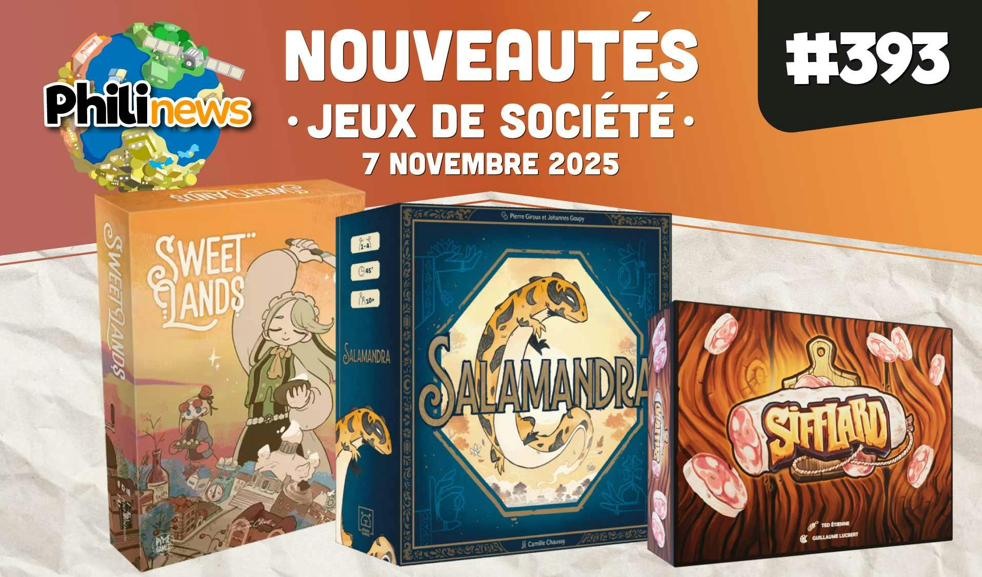 Philinews 393 - Nouveautés ludiques