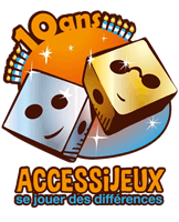 Logo de l'association AccessiJeux