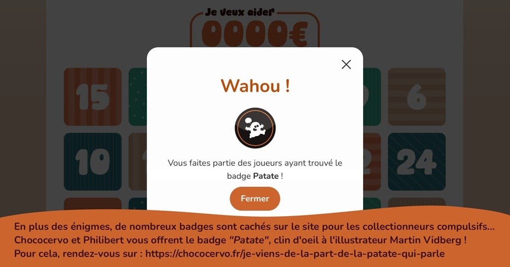Le Badge Patate
