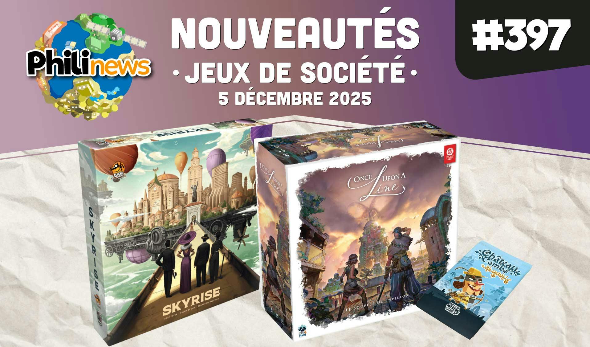 Philinews 397 - Nouveautés ludiques