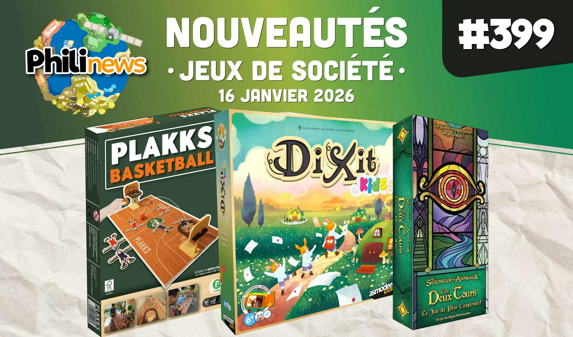 Philinews #399 - Nouveautés ludiques