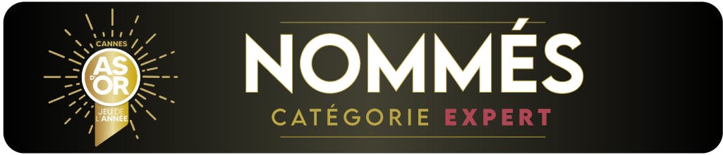 Les 4 jeux de société nommés dans la catégorie 