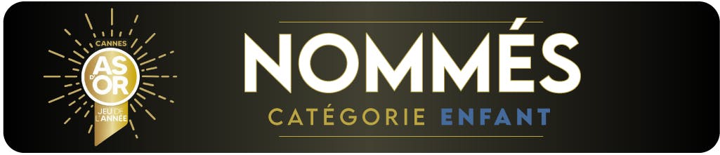 Les 4 jeux de société nommés dans la catégorie 