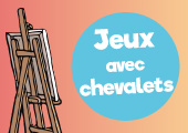 Les jeux de société avec des chevalets