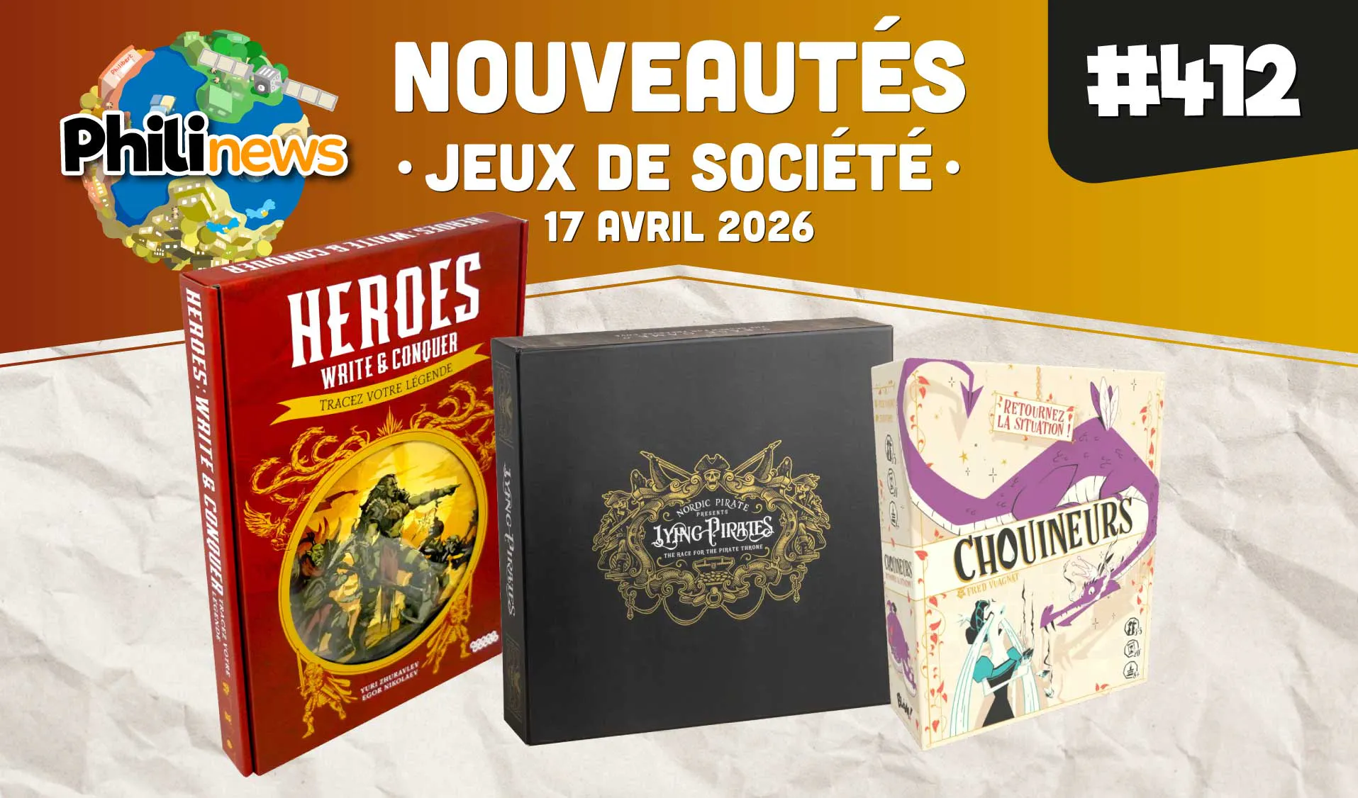 Philinews 412 - Nouveautés ludiques